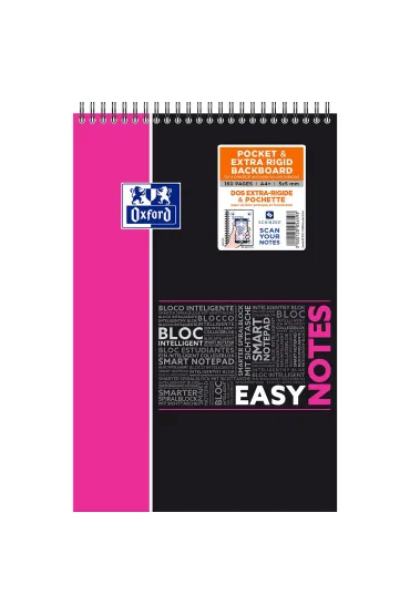 KO�ONOTATNIK EASYNOTES A4  233X298  80K KR PP OXFORD STUDENT kratka 80 kartek