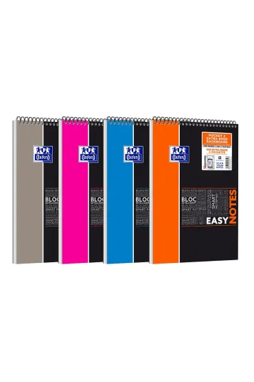 KO�ONOTATNIK EASYNOTES A4  233X298  80K KR PP OXFORD STUDENT kratka 80 kartek