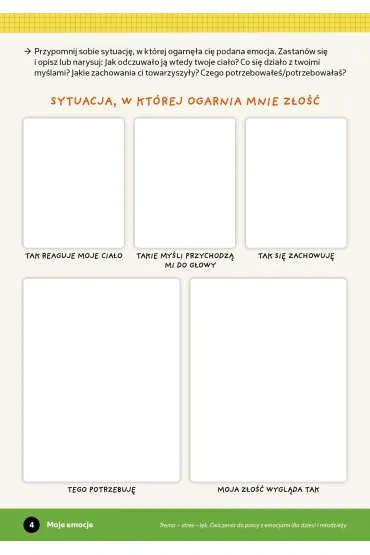 Trema Stres L�k �wiczenia do pracy z emocjami dla dzieci i m�odzie�y - Lidia  Binek