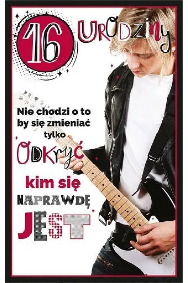 AbCard Kartka okoliczno�ciowa Urodziny 16 U94