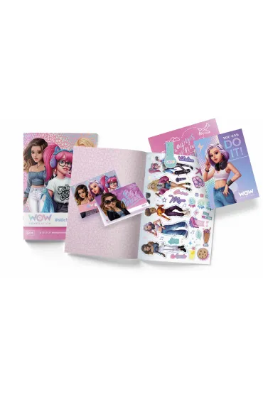 Album z holograficznymi naklejkami WoW Generation