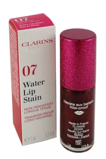 Clarins Woda koloryzuj�ca do ust Water Lip Stain 07 Violet Water 7 ml