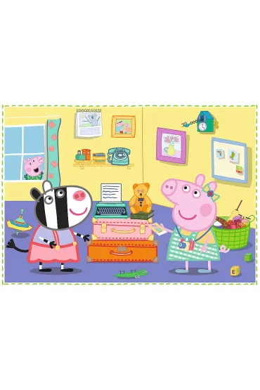 Puzzle 4w1 - Wspomnienia z wakacji. Peppa Pig (12+15+20+24 el.) Trefl