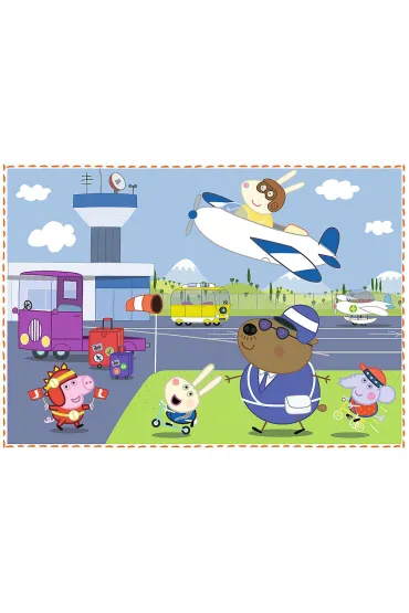 Puzzle 4w1 - Wspomnienia z wakacji. Peppa Pig (12+15+20+24 el.) Trefl