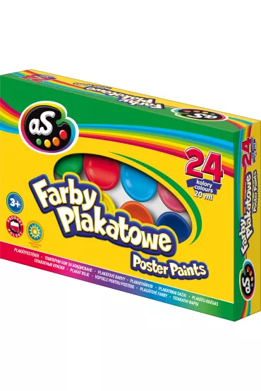 Astra Farby plakatowe 24 x 10 ml