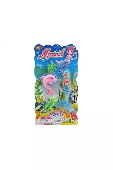 Lalka syrenka z akcesoriami mini 7cm Adar