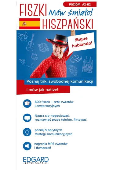 Hiszpa�ski. M�w �mia�o! Fiszki - Joanna Ostrowska, Carmen  Azuar, Jose Maria Martinez Dias