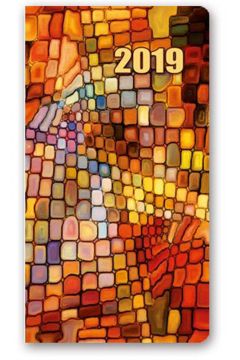 Kalendarz 2019 11T-Soft A6 kieszonkowy mozaika
