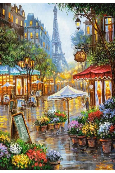 Puzzle 1000 el. Wiosenne kwiaty Pary� Castorland