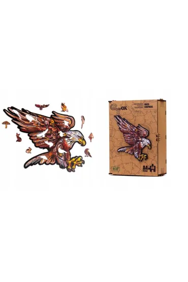 Puzzle drewniane eko 68 el. Orze� karpacki A4 PuzzleOK