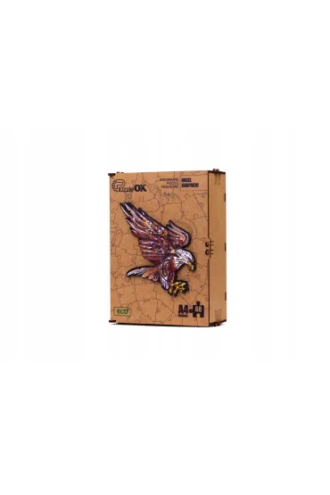Puzzle drewniane eko 68 el. Orze� karpacki A4 PuzzleOK