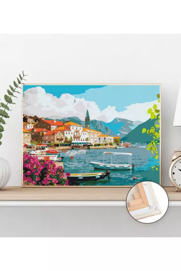 Twoje Hobby Malowanie po numerach - Lato w Zatoce Kotorskiej 40x50cm