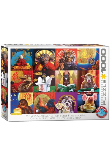 Puzzle 1000 el. Chinese Calendar Eurographics