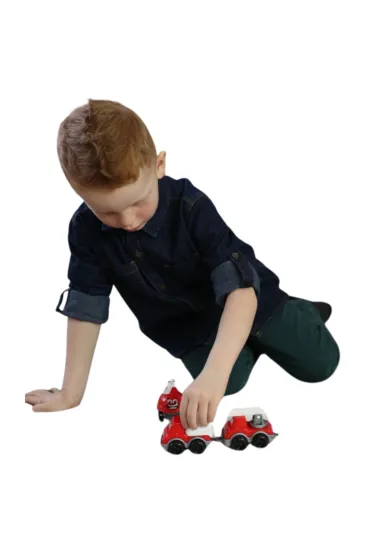 Zestaw mini pojazd�w. Stra� po�arna Technok