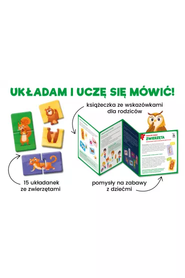 Zwierzta. Pierwsze puzzle Edgard - Patrycja  Grzekowiak