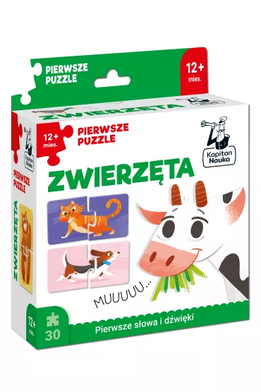 Zwierzta. Pierwsze puzzle Edgard - Patrycja  Grzekowiak