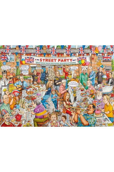 Puzzle 1000 el. The Street Party Ravensburger