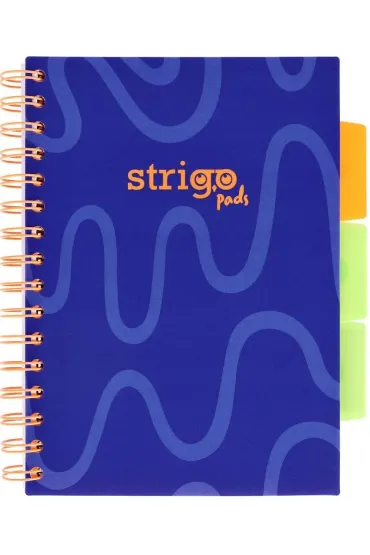 Strigo Ko�ozeszyt Pads A5 Neon granatowy linia 100 kartek