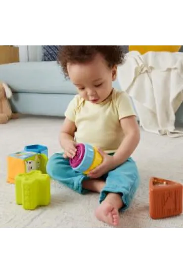 Fisher-Price. Klocki sensoryczne