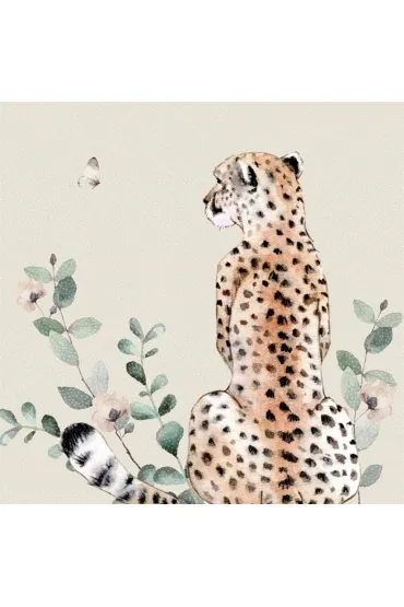 Clear Creations Karnet Swarovski kwadrat CL4709 Gepard