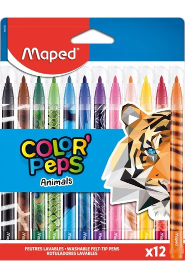 Maped Flamastry Colorpeps animals 12 szt.