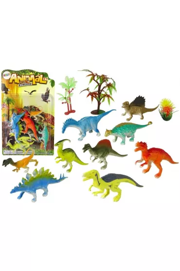 Zestaw dinozaur�w 9 szt