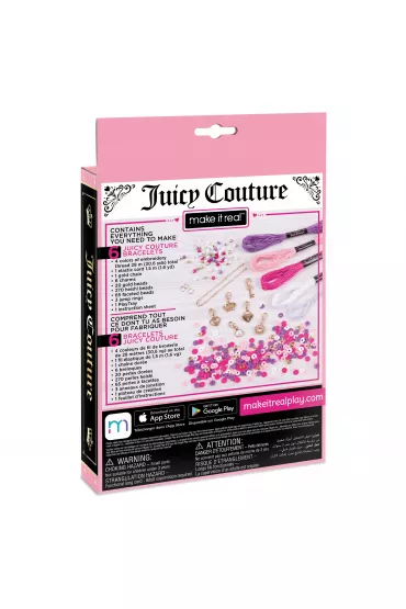 Zestaw do tworzenia bransoletek Juicy Couture Glamour Stacks Make it real