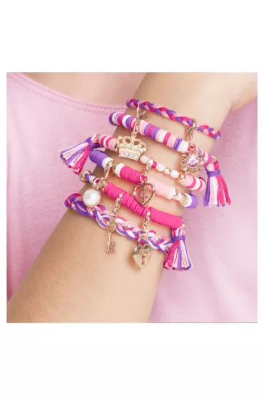 Zestaw do tworzenia bransoletek Juicy Couture Glamour Stacks Make it real