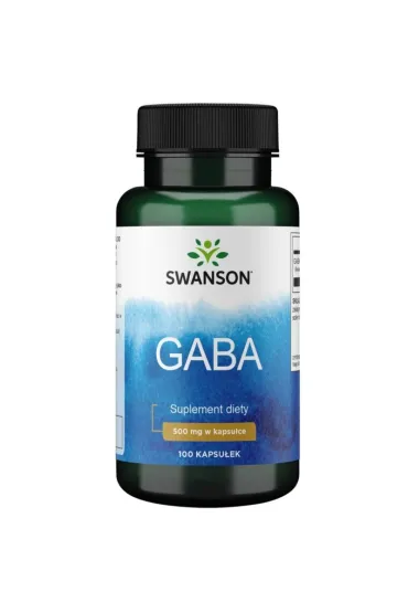 Swanson Gaba 500 mg - suplement diety 100 kaps.