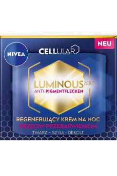 Nivea Cellular Luminous 630® regenerujcy krem na noc przeciw przebarwieniom 50 ml