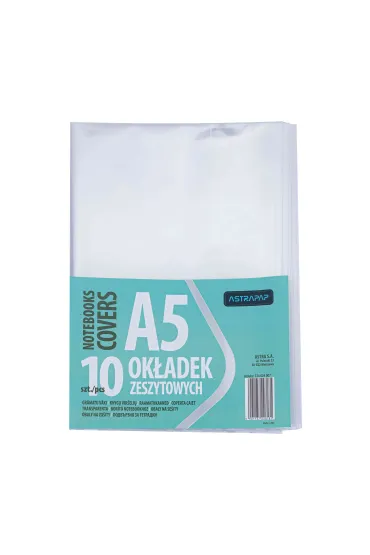 Astra Ok�adka zeszytowa A5 bezbarwna 10 szt.
