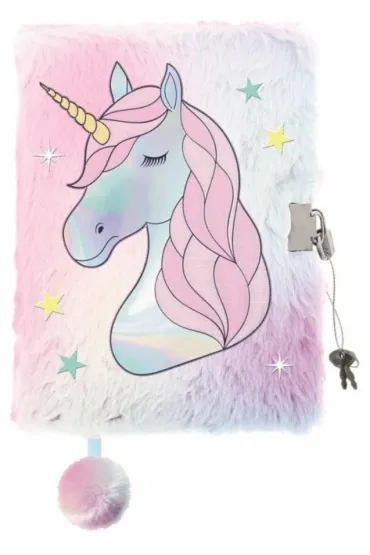 St. Majewski Pami�tnik z k��dk� w�ochacz i holo A5 Jednoro�ec/Unicorn linia 96 kartek