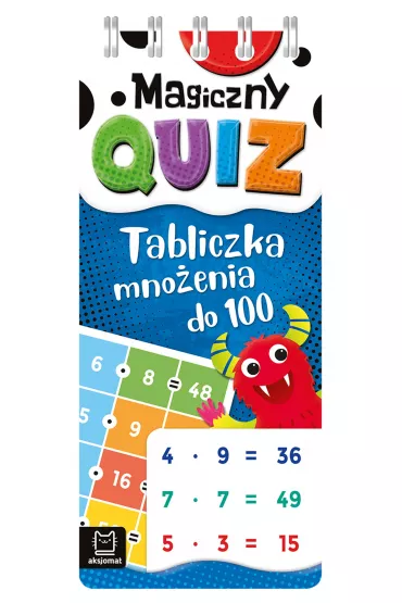 Tabliczka mno�enia do 100. Magiczny quiz. Spirala - Agnieszka Bator
