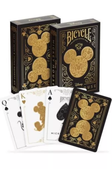 Karty do gry Bicycle Black and Gold Mickey Quint