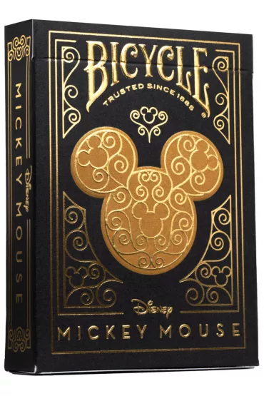 Karty do gry Bicycle Black and Gold Mickey Quint