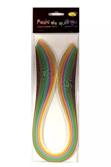 Galeria Hobby Paski do quillingu pastelowe 3 mmx50 cm