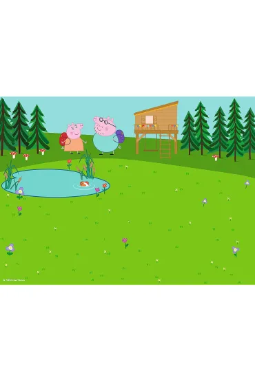 Puzzle magnetyczne Zabawy �winki Peppy Trefl