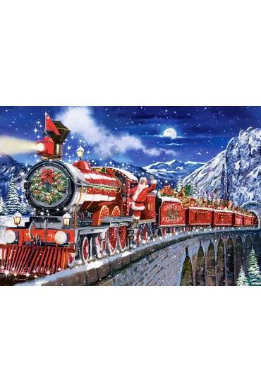 Puzzle 1000 el. Santas Coming to Town Castorland