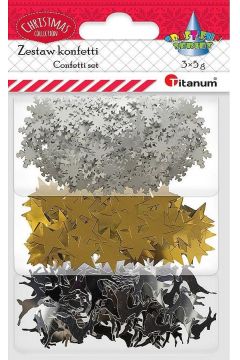 Titanum Zestaw konfetti Boe Narodzenie 3 kolory