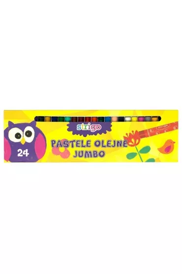 Strigo Pastele olejne Jumbo 12 szt.