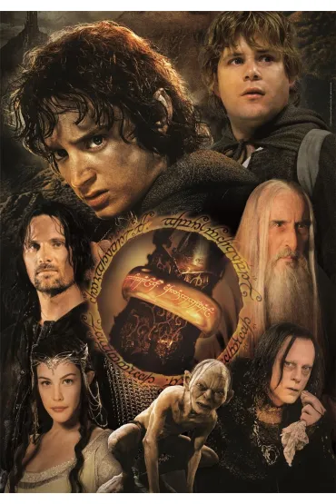 Puzzle 1000 el. Compact The Lord of the Rings Clementoni