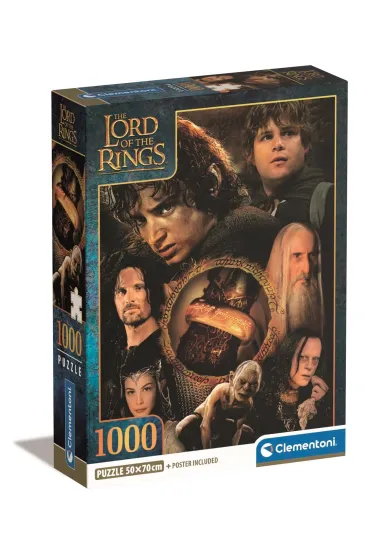 Puzzle 1000 el. Compact The Lord of the Rings Clementoni