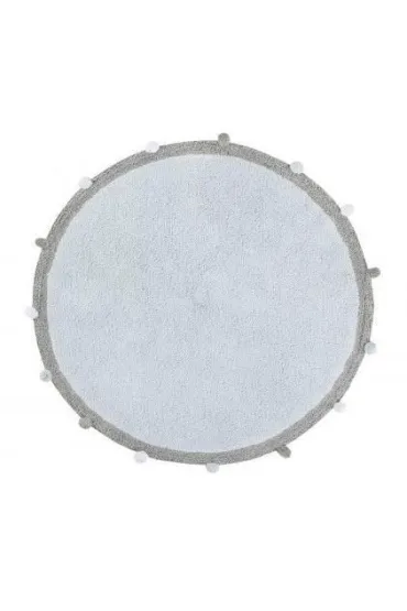 Dywan bawe�niany Bubbly Soft Blue 120cm