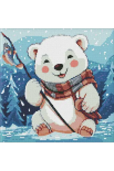 Ideyka Diamentowa mozaika - Zimowy po��w 30x30cm