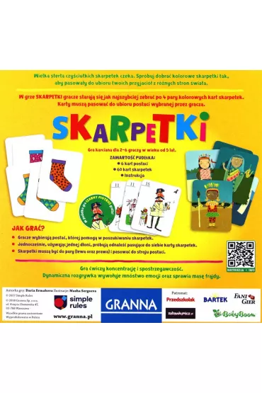 Skarpetki. Gra planszowa - Daria  Ermakova