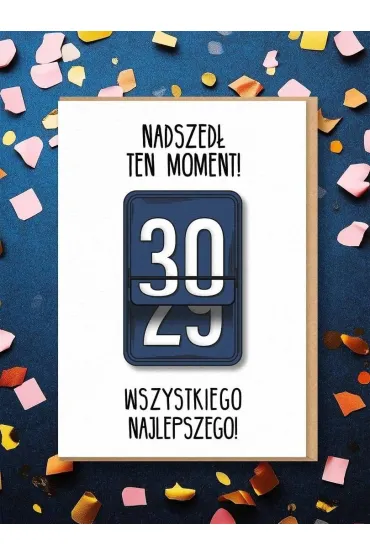 Nadwyraz.com Karnet Urodziny 30