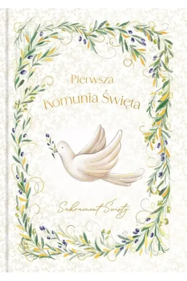 Henry Ksi��eczka A5 Pami�tka Komunijna Go��b w oliwkach