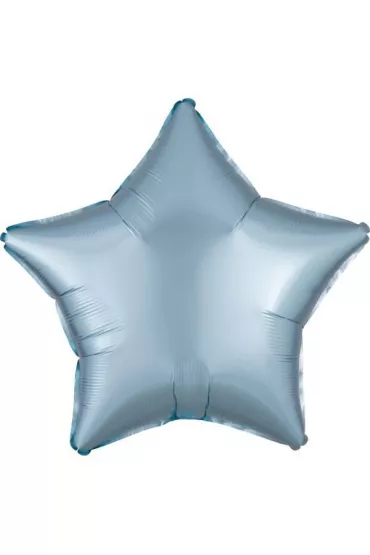 Amscan Balon foliowy Lustre Pastel niebieski gwiazda 48cm
