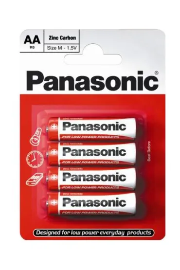 Panasonic Bateria aa r6r blister 4 szt.
