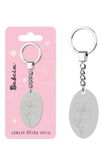 Be-Happy Gifts Brelok prezentowy Babcia zawsze blisko serca